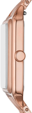 Fossil Raquel Three Hand Date Brown Dial Rose Gold Steel Strap Watch For Women - ES5323 Authentic Buy Shop Now