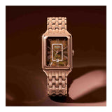 Fossil Raquel Three Hand Date Brown Dial Rose Gold Steel Strap Watch For Women - ES5323 Authentic Buy Shop Now