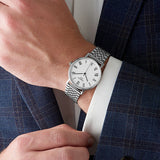 Tissot T Classic Everytime White Dial Silver Mesh Bracelet Watch For Men - T109.410.11.033.00 Authentic Buy Shop Now