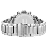Tommy Hilfiger Jimmy Multifunction Black Dial Silver Steel Strap Watch For Men - 1791950 Authentic Buy Shop Now
