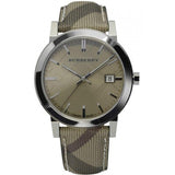 Burberry The City Nova Beige Dial Grey Leather Strap Watch for Women - BU9023 Authentic Buy Shop Now