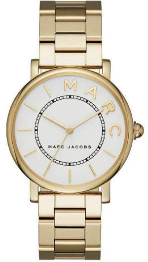 Marc Jacobs Roxy White Dial Gold Steel Strap Watch for Women - MJ3522 Authentic Buy Shop Now