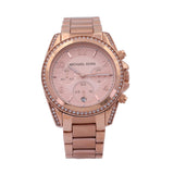 Michael Kors Blair Rose Gold Dial Rose Gold Steel Strap Watch for Women - MK5263 Authentic Buy Shop Now