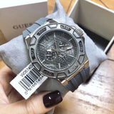 Guess Force Grey Dial Grey Rubber Strap Watch For Men - W0674G8 Authentic Buy Shop Now