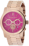 Michael Kors Runway Pink Dial Rose Gold Steel Strap Watch for Women - MK5931 Authentic Buy Shop Now