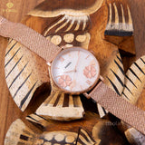 Fossil Jacqueline Three-Hand White Dial Rose Gold Mesh Bracelet Watch for Women - ES4534 Authentic Buy Shop Now