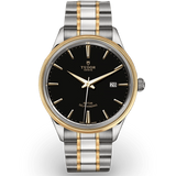 Tudor Style Automatic Black Dial Two Tone Steel Strap Watch for Men - M12713-0005 Authentic Buy Shop Now