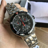 Tissot PRS 200 Chronograph Grey Dial Silver Steel Strap Watch For Men - T067.417.21.051.00 Authentic Buy Shop Now