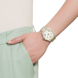 Fossil Cecile White Dial Two Tone Steel Strap Watch for Women - AM4543 Authentic Buy Shop Now
