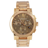 Burberry The City Grey Dial Rose Gold Steel Strap Watch for Men - BU9353 Authentic Buy Shop Now