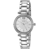 Guess Park Ave White Dial Silver Steel Strap Watch for Women - W0767L1 Authentic Buy Shop Now