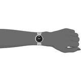 Movado Esperanza 28mm Black Dial Silver Steel Strap Watch For Women - 0607051 Authentic Buy Shop Now