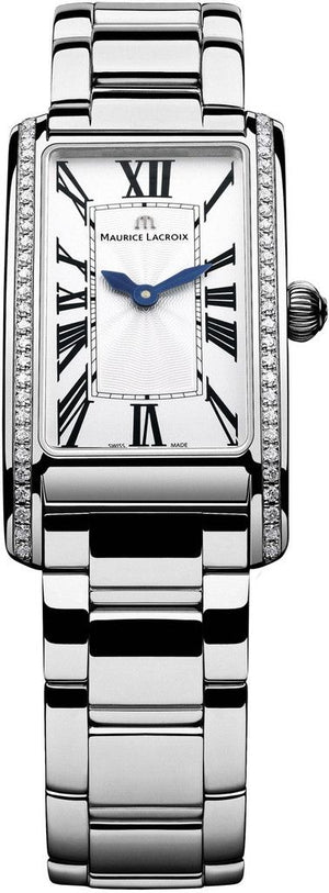 Maurice Lacroix Fiaba Diamonds White Dial Silver Steel Strap Watch for Women - FA2164-SD532-118 Authentic Buy Shop Now