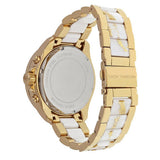 Michael Kors Wren Diamonds Gold Dial Two Tone Steel Strap Watch for Women - MK6157 Authentic Buy Shop Now
