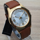 Marc Jacobs Baby Dave White Dial Brown Leather Strap Watch for Women - MBM1261 Authentic Buy Shop Now