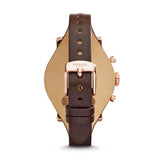 Fossil Boyfriend White Dial Brown Leather Strap Watch for Women - ES3616 Authentic Buy Shop Now