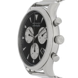 Movado Heritage Calendoplan Chronograph Black Dial Silver Mesh Strap Watch for Men - 3650097 Authentic Buy Shop Now