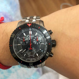 Tissot PRS 200 Chronograph Grey Dial Silver Steel Strap Watch For Men - T067.417.21.051.00 Authentic Buy Shop Now