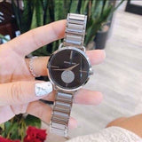Michael Kors Portia Black Dial Silver Steel Strap Watch for Women - MK3638 Authentic Buy Shop Now