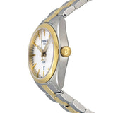 Tissot T Classic PR 100 Sport Chic White Dial Two Tone Steel Strap Watch For Women - T101.210.22.031.00 Authentic Buy Shop Now