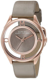 Marc Jacobs Tether Grey Dial Grey Leather Strap Watch for Women - MBM1375 Authentic Buy Shop Now