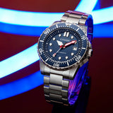 Citizen Promaster Mechanical Blue Dial Silver Steel Strap Watch For Men - NJ0121-89L Authentic Buy Shop Now
