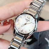 Tissot T Wave Mother of Pearl Dial Two Tone Steel Strap Watch For Women - T023.210.11.117.00 Authentic Buy Shop Now