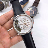 Fossil Townsman Twist Multifunction White Dial Black Leather Strap Watch for Men - ME1164 Authentic Buy Shop Now