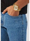 Versace Palazzo Empire White Dial Two Tone Steel Strap Watch for Men - VERD00418 Authentic Buy Shop Now