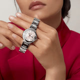 Cartier Ballon Bleu De Cartier Pink Dial Silver Steel Strap Watch for Women - W6920041 Authentic Buy Shop Now