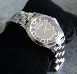 Marc Jacobs Henry Skeleton Black Dial Black Steel Strap Watch for Women - MBM3254 Authentic Buy Shop Now