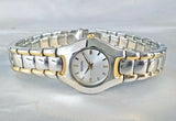 Bulova Classic White Dial Two Tone Steel Strap Watch for Women - 98T84 Authentic Buy Shop Now