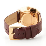 Marc Jacobs Mandy White Dial Brown Leather Strap Watch for Women - MJ1598 Authentic Buy Shop Now