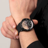 Maserati SFIDA Quartz Black Dial Black Rubber Strap Watch For Men - R8851140001 Authentic Buy Shop Now