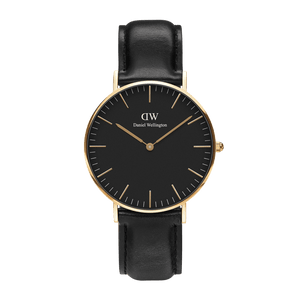 Daniel Wellington Classic Reading Black Dial Black Leather Strap Watch For Men - DW00100129 Authentic Buy Shop Now