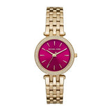 Michael Kors Darci Pink Dial Gold Steel Strap Watch for Women - MK3444 Authentic Buy Shop Now