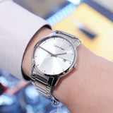 Calvin Klein City Chronograph Silver Dial Silver Steel Strap Watch for Men - K2G2G14X Authentic Buy Shop Now