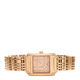 Burberry Nova Check Quartz Rose Gold Dial Rose Gold Steel Strap Watch for Women - BU1578 Authentic Buy Shop Now