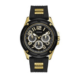 Guess Delta Black Dial Black Rubber Strap Watch for Men - GW0051G2 Authentic Buy Shop Now
