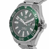 Tag Heuer Aquaracer Green Dial Watch for Men - WAY201S.BA0927 Authentic Buy Shop Now