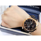 Maserati Traguardo Chronograph Black Dial Black Leather Strap Watch For Men - R8871612002 Authentic Buy Shop Now