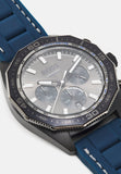 Hugo Boss Energy Chronograph Grey Dial Green Rubber Strap Watch For Men - 1513972 Authentic Buy Shop Now