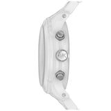 Michael Kors Runway White Ceramic Dial White Steel Strap Watch for Women - MK5161 Authentic Buy Shop Now