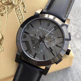 Burberry The City Black Dial Black Leather Strap Watch for Men - BU9364 Authentic Buy Shop Now