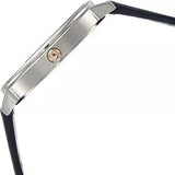 Emporio Armani Kappa White Mother of Pearl Dial Black Leather Strap Watch For Women - AR2509 Authentic Buy Shop Now