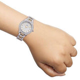 Fossil Jesse Crystals White Dial Two Tone Steel Strap Watch for Women - ES2409 Authentic Buy Shop Now