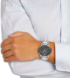 Emporio Armani Classic Quartz Grey Dial Silver Steel Strap Watch For Men - AR11134 Authentic Buy Shop Now