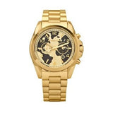 Michael Kors Bradshaw Stop Hunger Black Gold Dial Gold Steel Strap Watch for Women - MK6272 Authentic Buy Shop Now