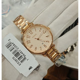 Fossil Jacqueline Rose Gold Dial Rose Gold Steel Strap Watch for Women - ES3970 Authentic Buy Shop Now
