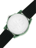 Armani Exchange Outerbanks Chronograph Black Dial Black Silicone Strap Watch For Men - AX1348 Authentic Buy Shop Now
